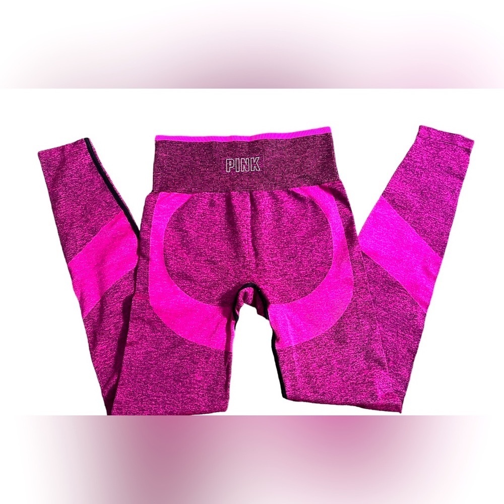 NWOT PINK VS Seamless Active Leggings XS Booty Shaping